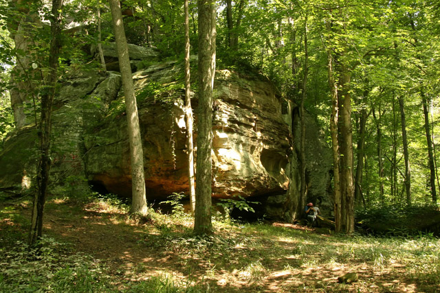 bluff at Symmes Creek