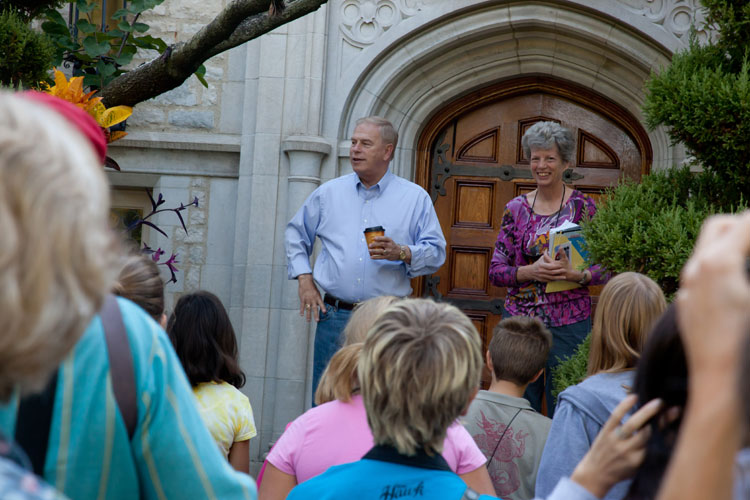 Ted Strickland and Hope Taft